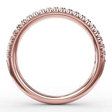 Delicate Modern Pave Anniversary Band