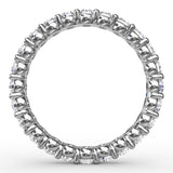 Shared Prong Eternity Band