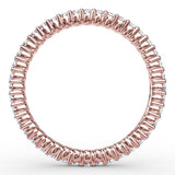 Classic Round Shared Prong Eternity Band 