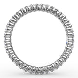 Classic Round Shared Prong Eternity Band 