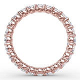 Stunning Shared Prong Eternity Band 