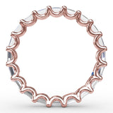 Emerald Cut Eternity Band 