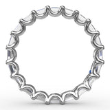Emerald Cut Eternity Band 