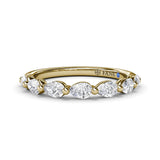 Angelic Oval Diamond Band