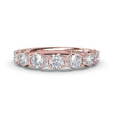 Round Diamond Anniversary Band