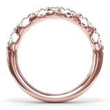 Round Diamond Anniversary Band