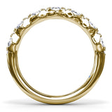 Round Diamond Anniversary Band