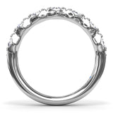 Round Diamond Anniversary Band