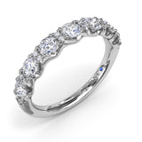 Round Diamond Anniversary Band