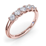 Round Diamond Anniversary Band