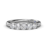 Round Diamond Anniversary Band