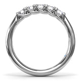 Round Diamond Anniversary Band