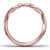 Curved Diamond Ring 