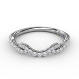 Curved Diamond Ring 