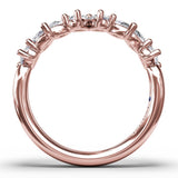 Pear Cluster Diamond Ring 