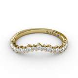 Shared Prong Diamond Band 