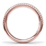 Split Pavé Diamond Band