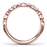 Floating Shared Prong Diamond Band