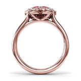 Ruby Magnolia Ring