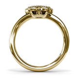 Magnolia Wave Diamond Ring
