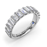 Straight Baguette Diamond Band
