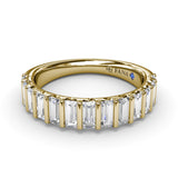 Straight Baguette Diamond Band