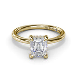 Exceptionally Striking Diamond Engagement Ring 