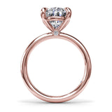 Five Prong Engagement Ring 