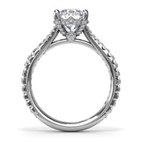 Split Shank Diamond Engagement Ring