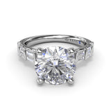 Beautiful Baguette Diamond Engagement Ring 