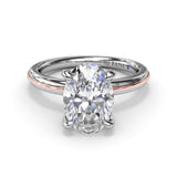 Two-Toned Engagement Ring 