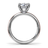 Two-Toned Engagement Ring 