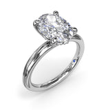 Two-Toned Engagement Ring 