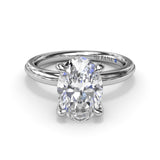 Two-Toned Engagement Ring 