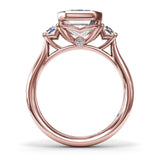 Bezel Set Diamond Engagement Ring