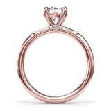 Baguette Diamond Engagement Ring