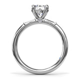 Baguette Diamond Engagement Ring