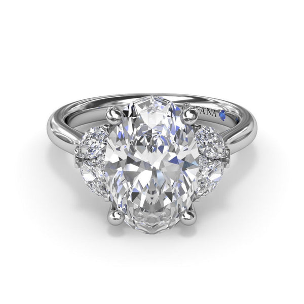 Marquise and Round Side-Stone Engagement Ring – Droste's Jewelry Shoppes