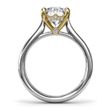 Classic Round Diamond Engagement Ring