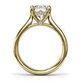 Classic Round Diamond Engagement Ring