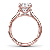 Classic Round Diamond Engagement Ring