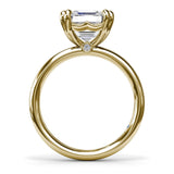 Asscher Cut Diamond Engagement Ring