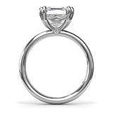 Asscher Cut Diamond Engagement Ring