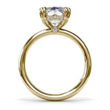 Solitaire Radiant Diamond Engagement Ring
