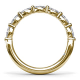 Marquise Diamond Wedding Band