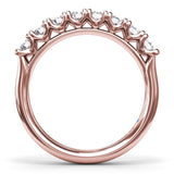 Shimmering and Radiant Diamond Wedding Band 