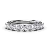 Shimmering and Radiant Diamond Wedding Band 