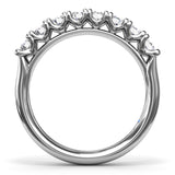 Shimmering and Radiant Diamond Wedding Band 