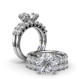 Shimmering and Radiant Diamond Wedding Band 