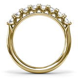 Shimmering and Radiant Diamond Wedding Band 
